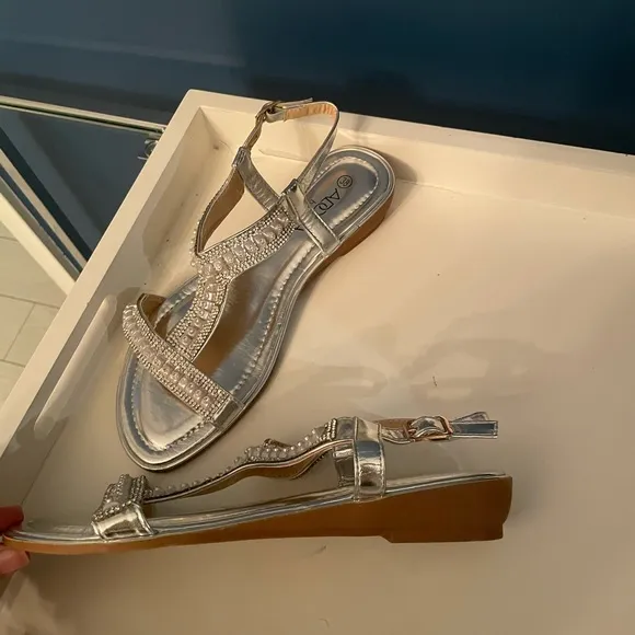 Silver Sandals