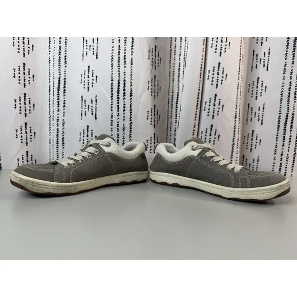 Simple Mens Suede Shoes 7.5 M 9.5 W Taupe 90s Grunge Comfort Classic Rock Retro