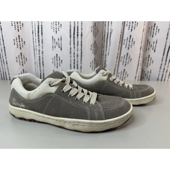 Simple Mens Suede Shoes 7.5 M 9.5 W Taupe 90s Grunge Comfort Classic Rock Retro