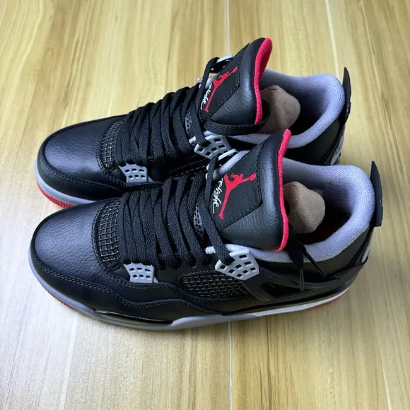Size 11 Men's Shoes- Jordan 4 Retro &quot;BredReimagined&quot; - Preowned