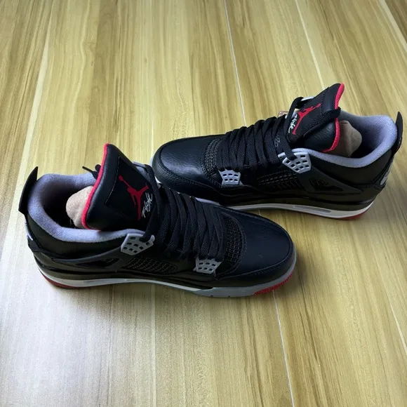 Size 11 Men's Shoes- Jordan 4 Retro &quot;BredReimagined&quot; - Preowned