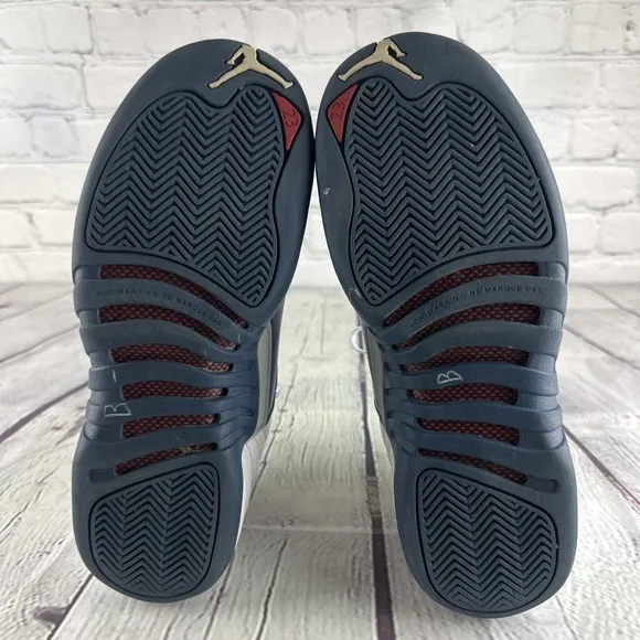 Size 7Y‎ / 8.5 W🔥 Authentic Nike Air Jordan 12 Retro French Blue 2016