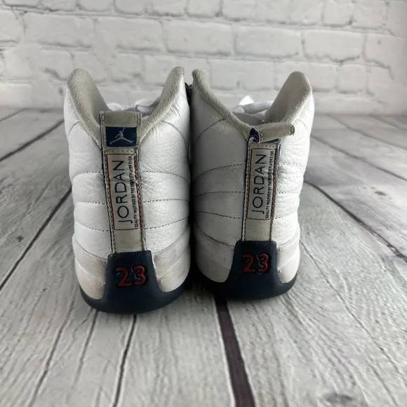 Size 7Y‎ / 8.5 W🔥 Authentic Nike Air Jordan 12 Retro French Blue 2016