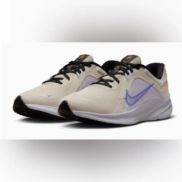 Size 9 Womens Nike Quest 5 Khaki New Ivory/purple DD9291-101