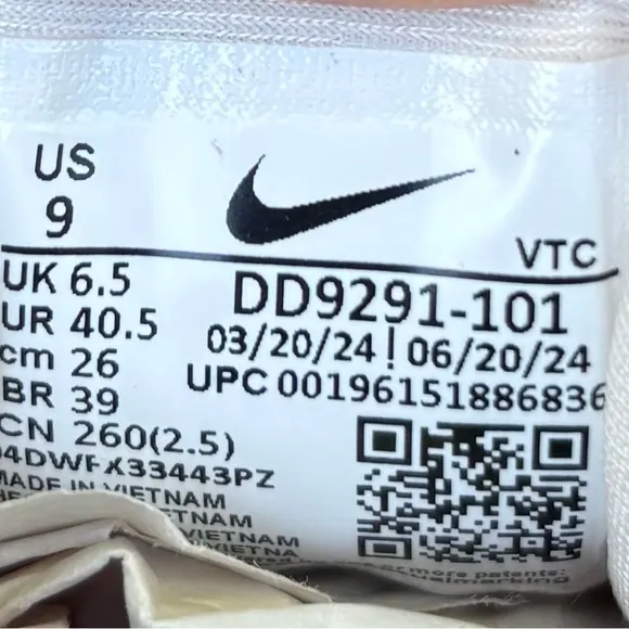 Size 9 Womens Nike Quest 5 Khaki New Ivory/purple DD9291-101