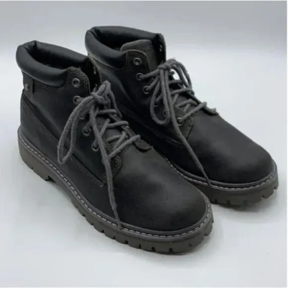 Skechers Combat Boots Sergeants - Verdict Chick Black Size 8