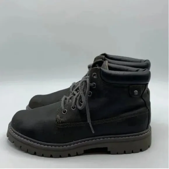 Skechers Combat Boots Sergeants - Verdict Chick Black Size 8