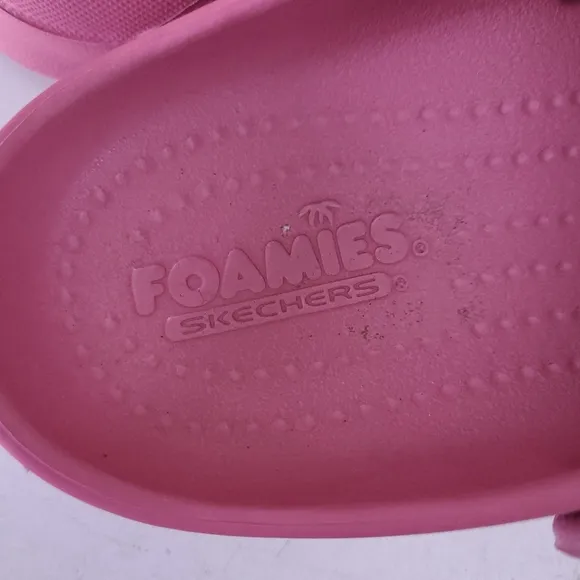 Skechers Foamies Mauve Platform Clogs Shoes Size 7