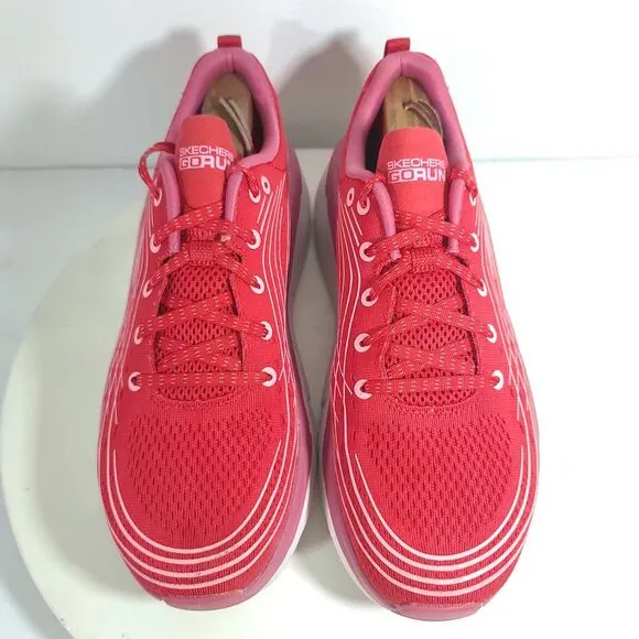 Skechers Go Run Athletic Shoes Sneakers 17691 Red Pink Women's US Size 10 -EU 40