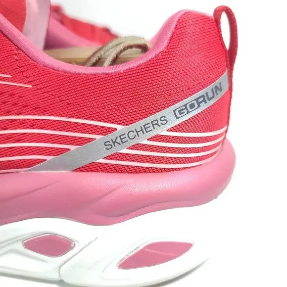 Skechers Go Run Athletic Shoes Sneakers 17691 Red Pink Women's US Size 10 -EU 40