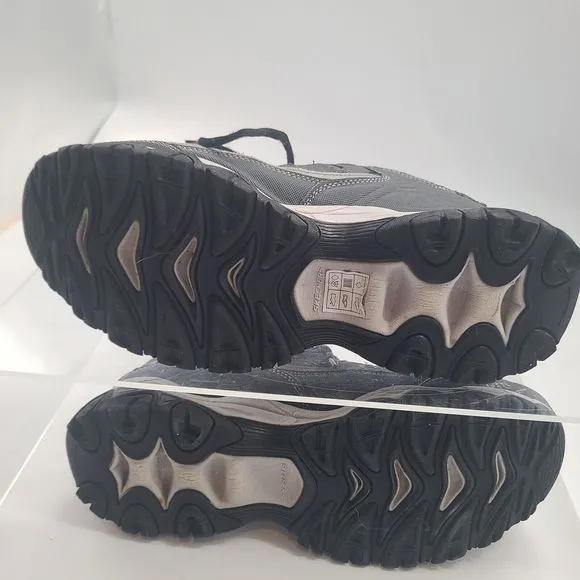 Skechers Mens After Burn Memory Fit 50125 Gray Casual Shoes Sneakers‎ US Size 11