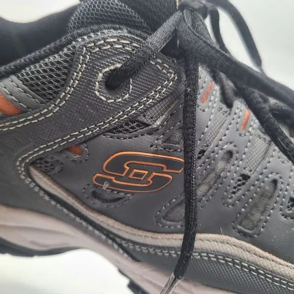 Skechers Mens After Burn Memory Fit 50125 Gray Casual Shoes Sneakers‎ US Size 11