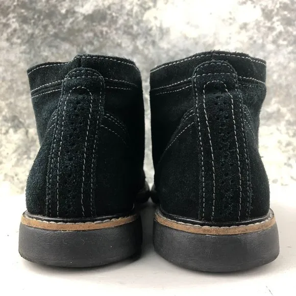 Skechers Mens Size 10.5 Mark Nason Stroud Black Leather Suede Chukka Boots 68099