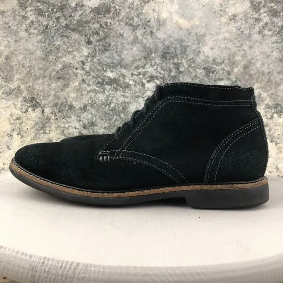Skechers Mens Size 10.5 Mark Nason Stroud Black Leather Suede Chukka Boots 68099