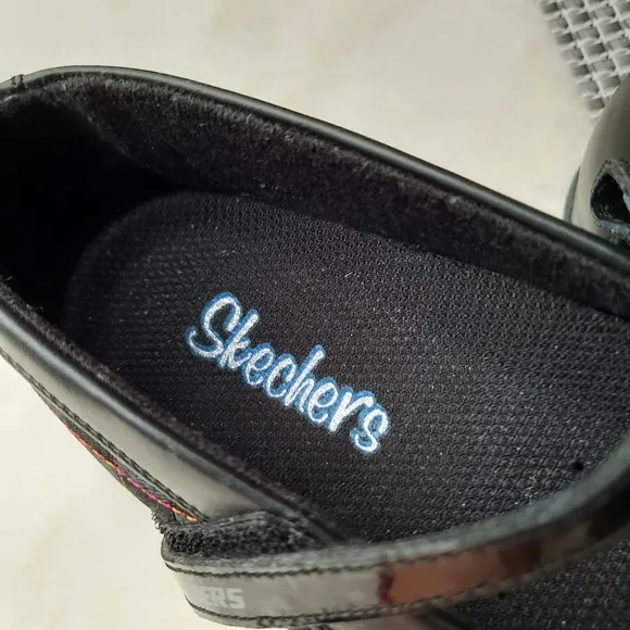 Skechers Rainbow Check Mary Jane Comfort Sneakers Flats Y2K Vibes 6.5
