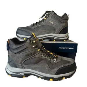 Skechers Relaxed Fit memory Foam USA Men's Waterproof Boot Hiking Gray Size 12‎