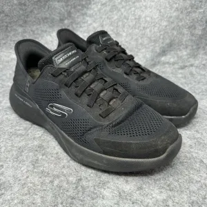 Skechers Slip-ins Bounder 2.0 Shoes Mens Size 9 Emerged Black Sneakers Walking