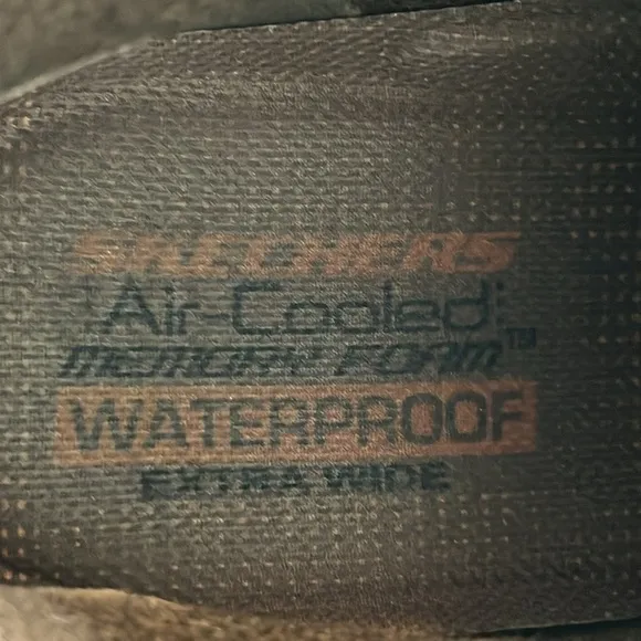 Skechers Verdict 10.5 Wide Waterproof Hiking Boots Lug Sole Memory Foam