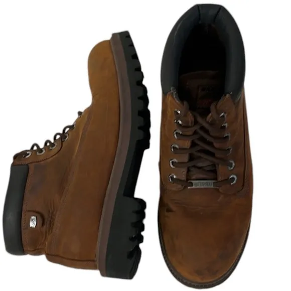 Skechers Verdict 10.5 Wide Waterproof Hiking Boots Lug Sole Memory Foam