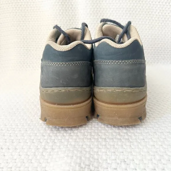 Skechers Y2K Vintage Blue Nubuck Tan Sole Jammers Platform Chunky Goth Punk Shoe