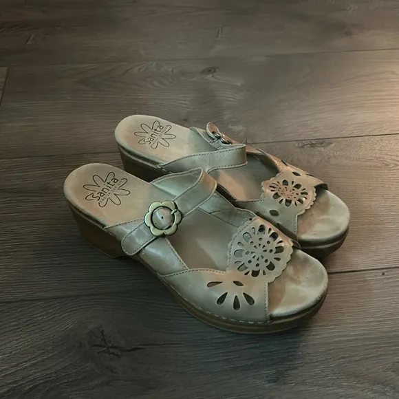 Slip on clog sandals