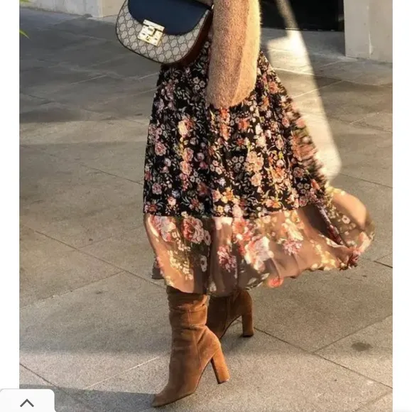 Slouchy tall suede boots. TOMMY HILFIGER