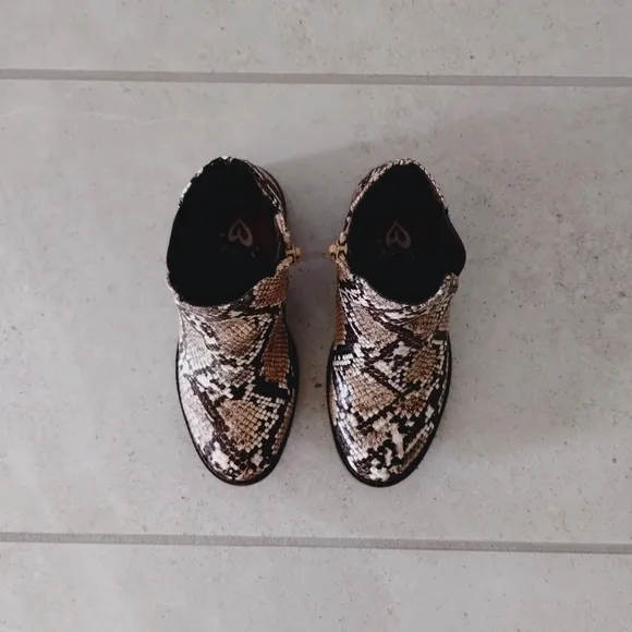 Snakeskin Ankle Boots