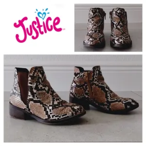 Snakeskin Ankle Boots
