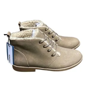 Sonoma Goods For Life® Marbling Taupe Ankle Boots Size 8 NWT