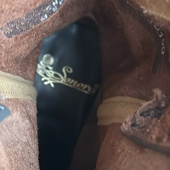 Sonora Riley Rough Out Western Boots
