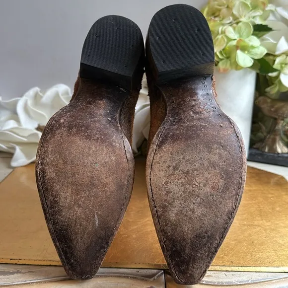 Sonora Riley Rough Out Western Boots