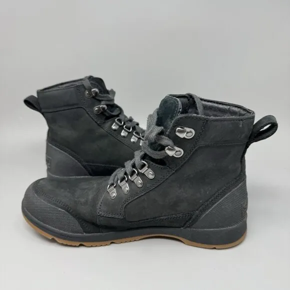 SOREL Ankeny II Black Hiking Waterproof Boots size 9 NM4906-010