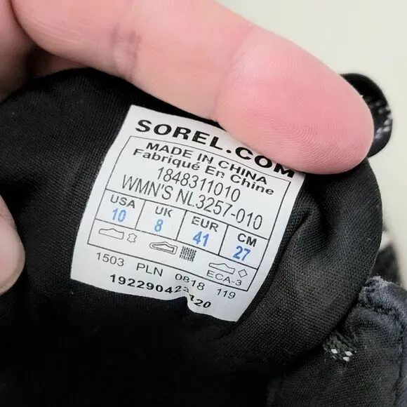 Sorel athletic shoes women's size 10