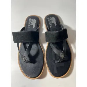 Sorel Black Sandals