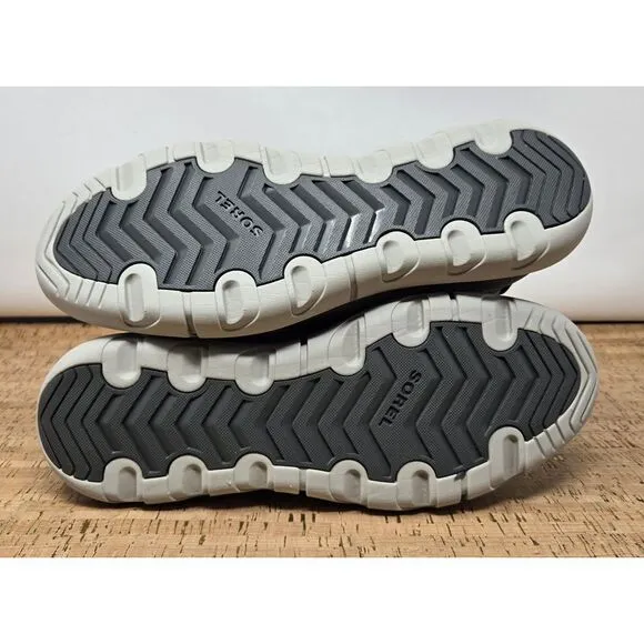 Sorel Boots Men's 8.5 Explorer Next Drift Gray Fleece Lined Chukka Casual WP