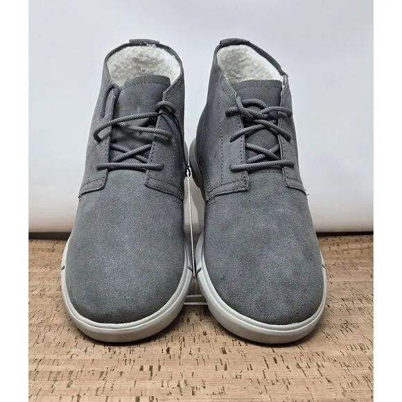 Sorel Boots Men's 8.5 Explorer Next Drift Gray Fleece Lined Chukka Casual WP