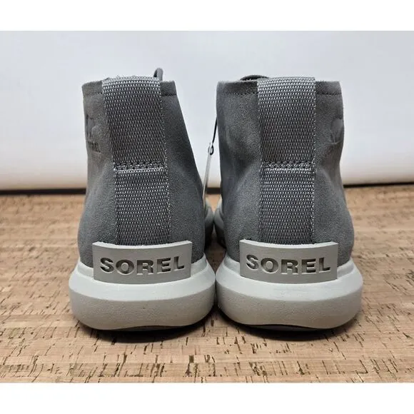 Sorel Boots Men's 8.5 Explorer Next Drift Gray Fleece Lined Chukka Casual WP