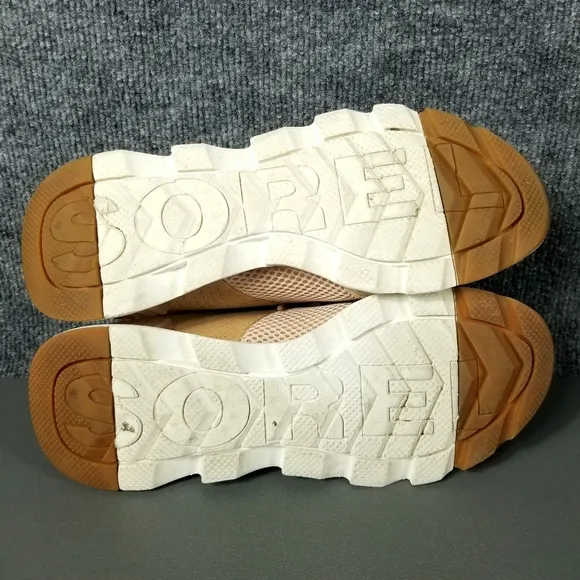 Sorel Kinetic Lite Lace NL3516-257 Women’s Size 7.5 Natural Tan Peach Shoes