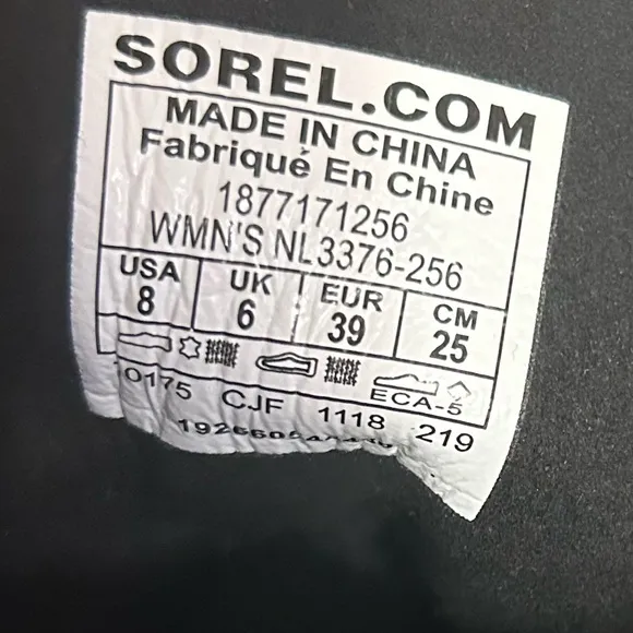 Sorel Lexi Wedge Boots Joan of Arctic Size 8