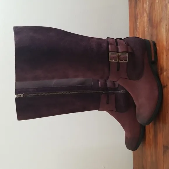Sorel Lolla II Tall Burgundy Boots 10.5