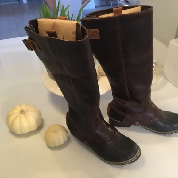 Sorel Slimpack Tall Riding Boots EUC Size:7.5
