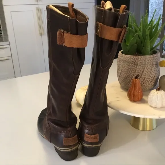 Sorel Slimpack Tall Riding Boots EUC Size:7.5