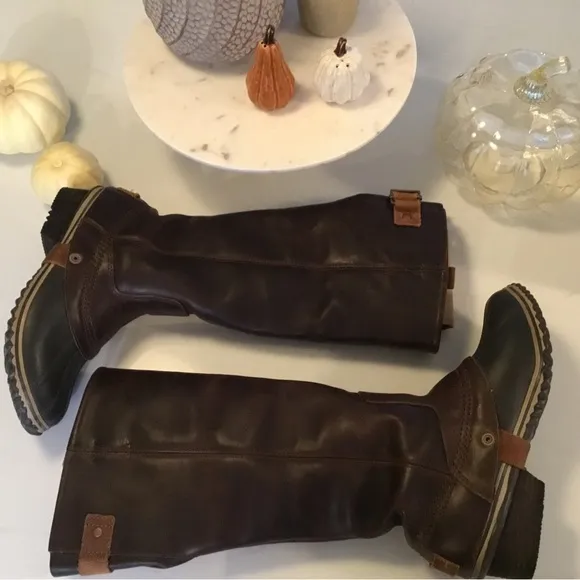 Sorel Slimpack Tall Riding Boots EUC Size:7.5
