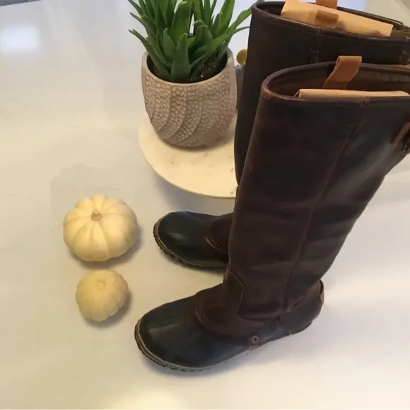 Sorel Slimpack Tall Riding Boots EUC Size:7.5