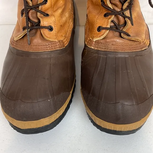 Sorel SUPERIOR  tan Leather/rubber Snow/Work boots Size 12