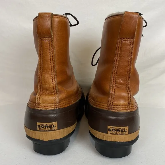 Sorel SUPERIOR  tan Leather/rubber Snow/Work boots Size 12
