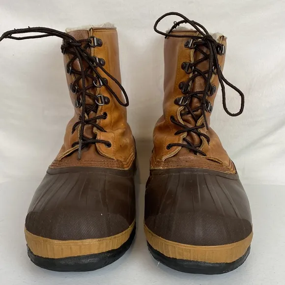 Sorel SUPERIOR  tan Leather/rubber Snow/Work boots Size 12