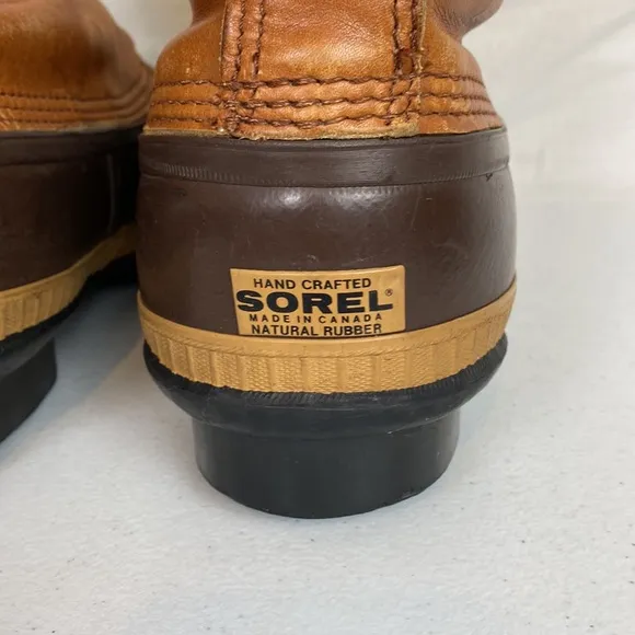 Sorel SUPERIOR  tan Leather/rubber Snow/Work boots Size 12