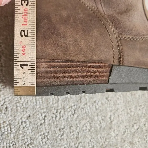Sorel Tall Boots Women's SZ 11 Pull on Brown Leather Western Horse Ride Rodeo