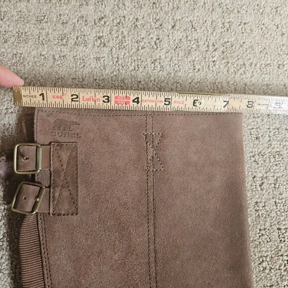 Sorel Tall Boots Women's SZ 11 Pull on Brown Leather Western Horse Ride Rodeo